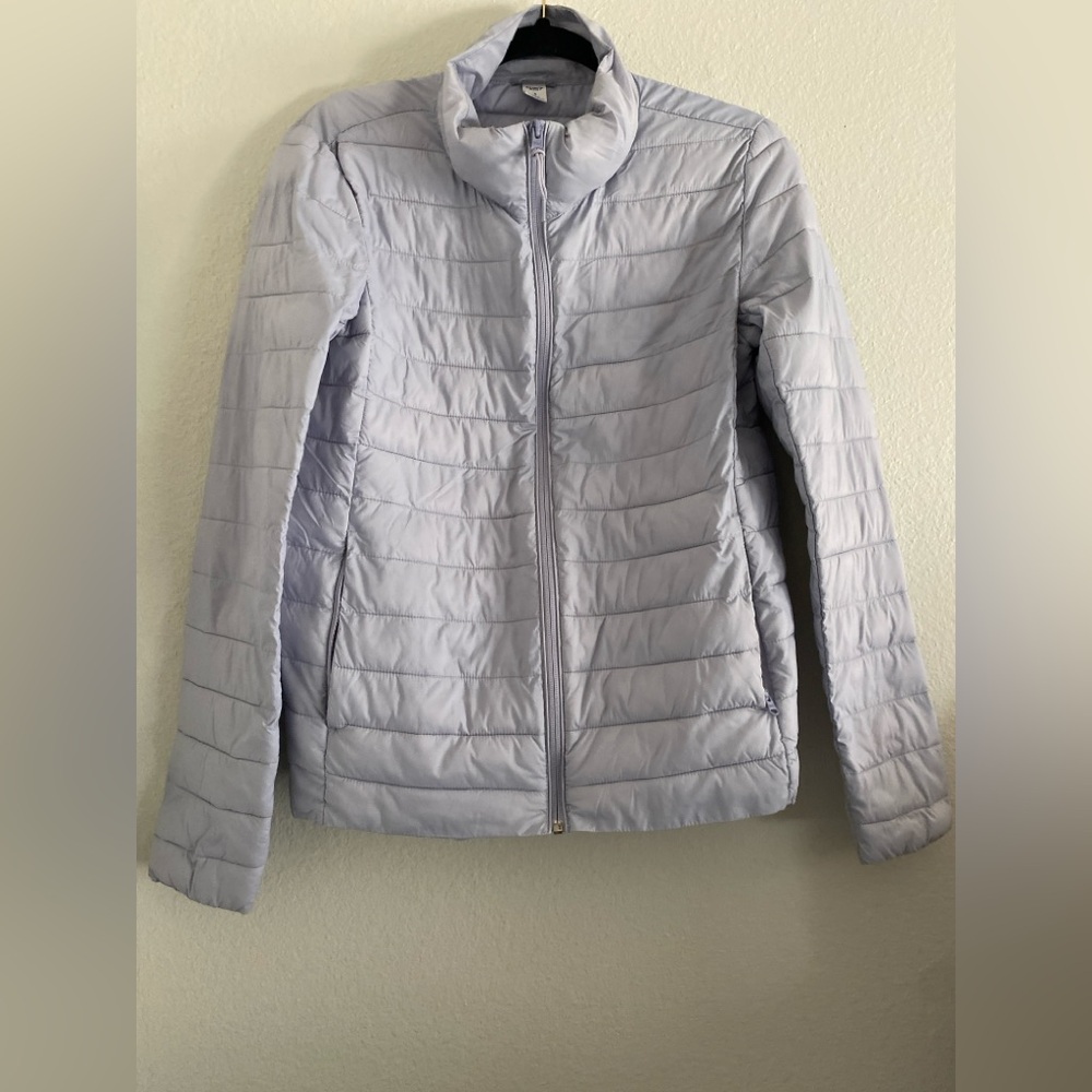 Old Navy Jacket Packable Puffer Light Women Blue Purple M